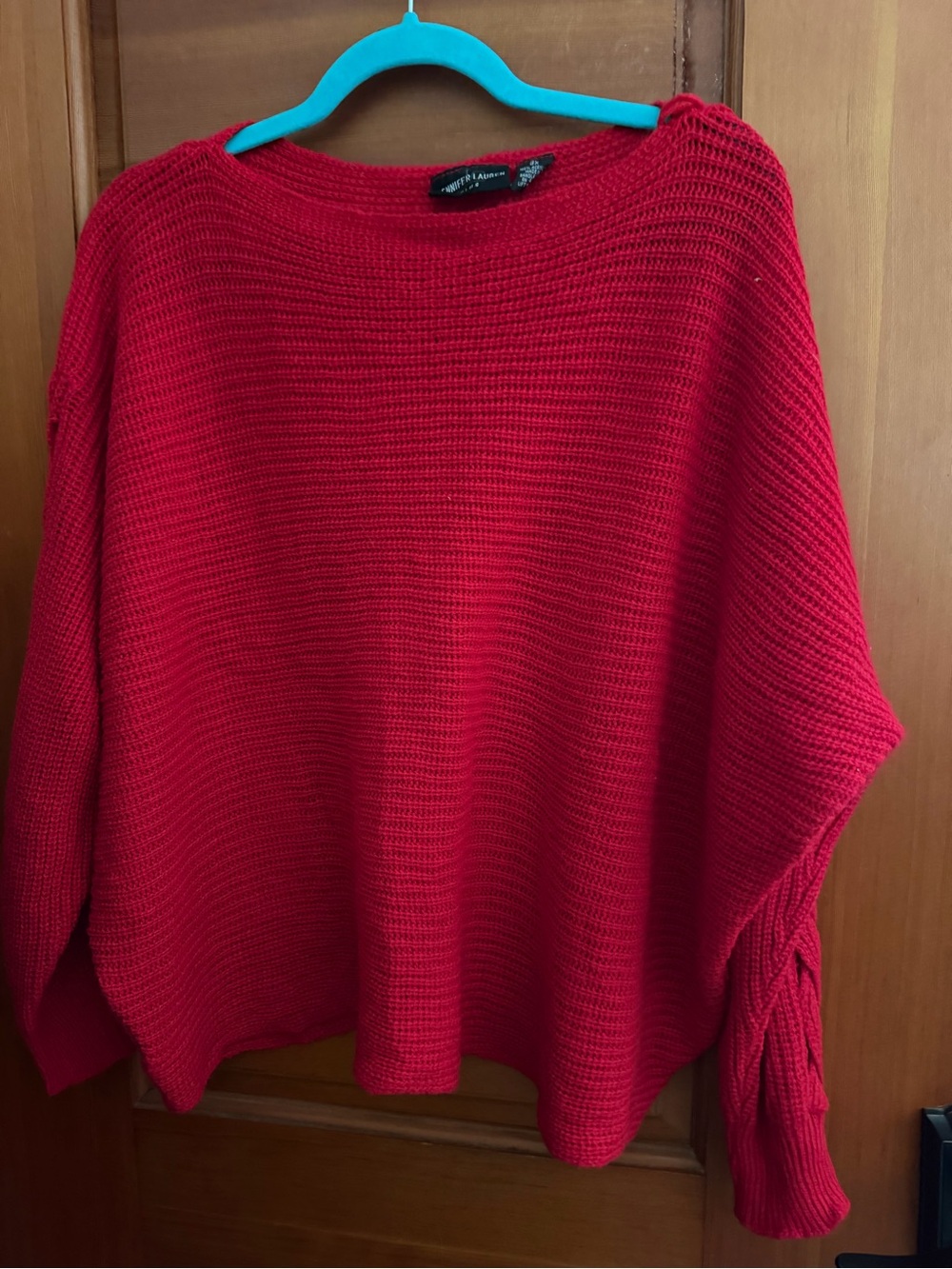 Relaxed Red Crewneck Sweater - Classic Everyday Pullover
